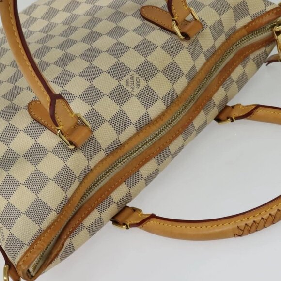 LOUIS VUITTON Damier Azur Riviera PM Tote Bag 2way N48250 LV Auth 134074 - Picture 7 of 16